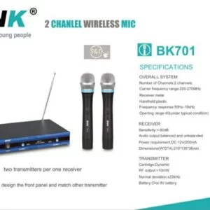 BNK BK 701 Wireless Microphone