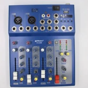 OMAX 4 CHANNELS PLAIN MIXER