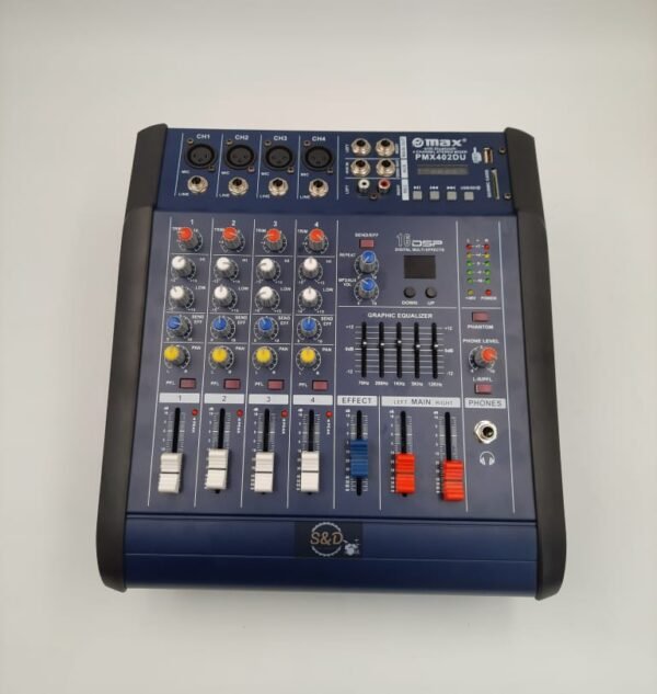 Omax PMX 402DU 4 Channels Powered Mixer