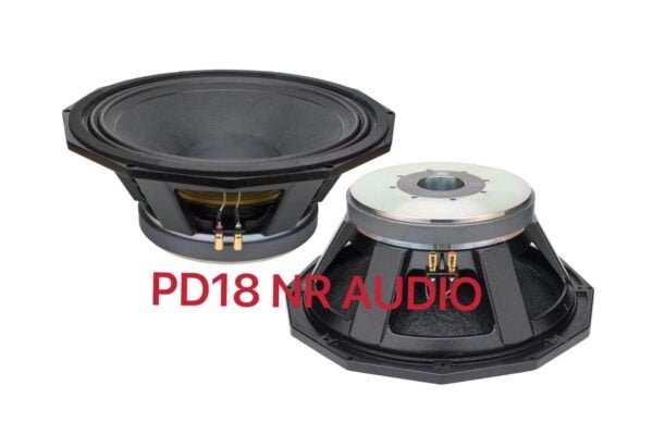 PD 18 BASS SPEAKER NORMINAL DIAMETER : 15 INCHES POWER RATING : 2000 WATTS NORMINAL IMPEDANCE : 8 OHMS SENSITIVITY  : 95db VOICE COIL 125MM/5 INCHES 