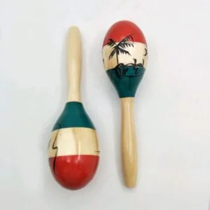 WOODEN MARACAS RHUMBA SHAKERS