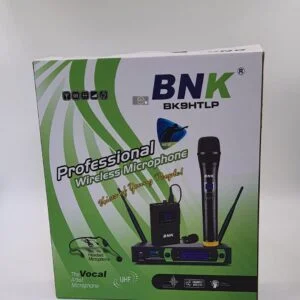 BNK BK9HTLP 3 in 1 UHF Dual Channel Wireless Microphone System