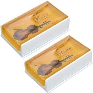 Rosin Violin Rosin 2 pack Big size Rosin Low Dust Natural Rosin for Violin Cello Viola Bows