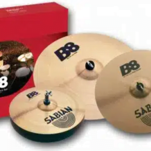 Sabian B8 Performance Cymbal Set 14 Inch Hi Hats 16 Inch Crash/Ride 20 Inch Ride