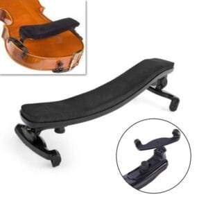 Violin Shoulder Rest with Foam Pad Fits for 1/2 4/4 Size Violin