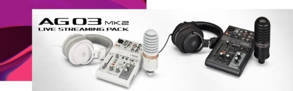 Yamaha AG03MK2 Live Streaming Pack