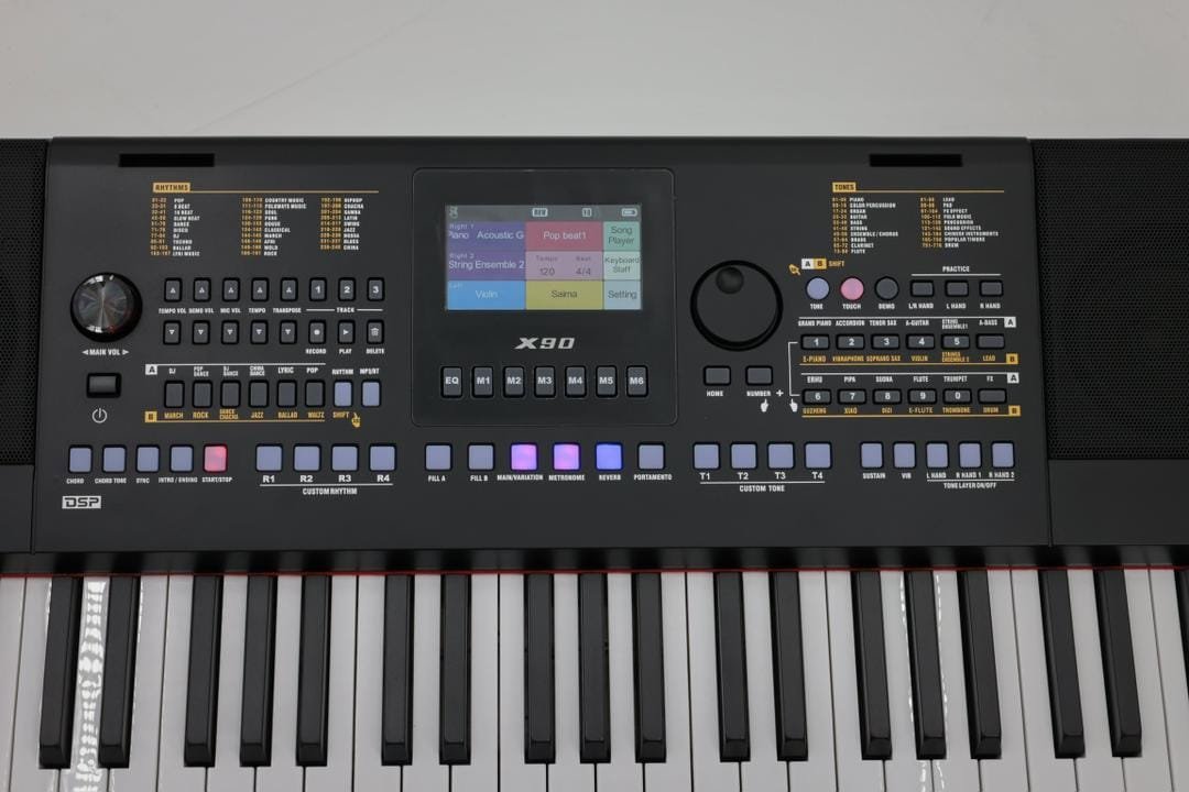 Angelet X90 61-Key Professional Rechargeable Electronic Keyboard 4